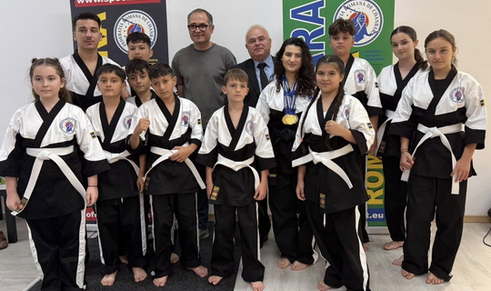 Antrenament de Chanbara cu arme de protecție la Clubul Sportiv Sokol